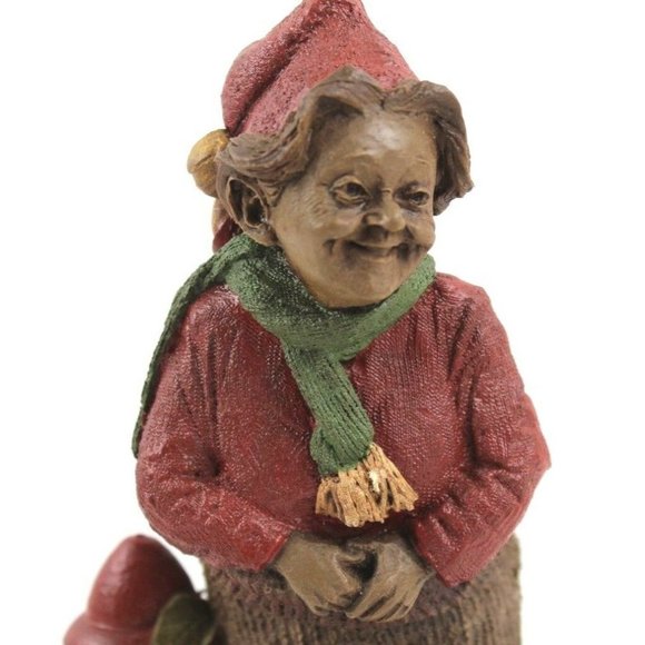 VTG Tom Clark NOEL 1984 Gnome Statue Collectible Cairn Christmas Holiday Decor - Picture 6 of 9